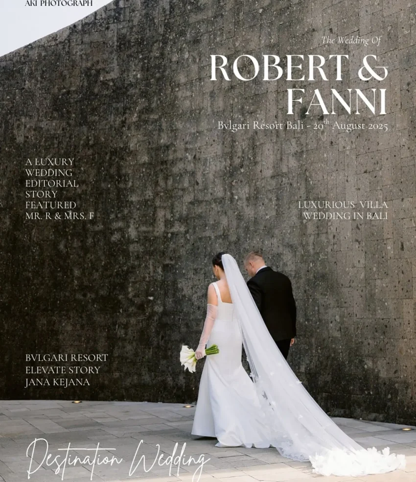 Dramatic Elegance: The Wedding of Robert & Fanni at Bvlgari Resort Bali